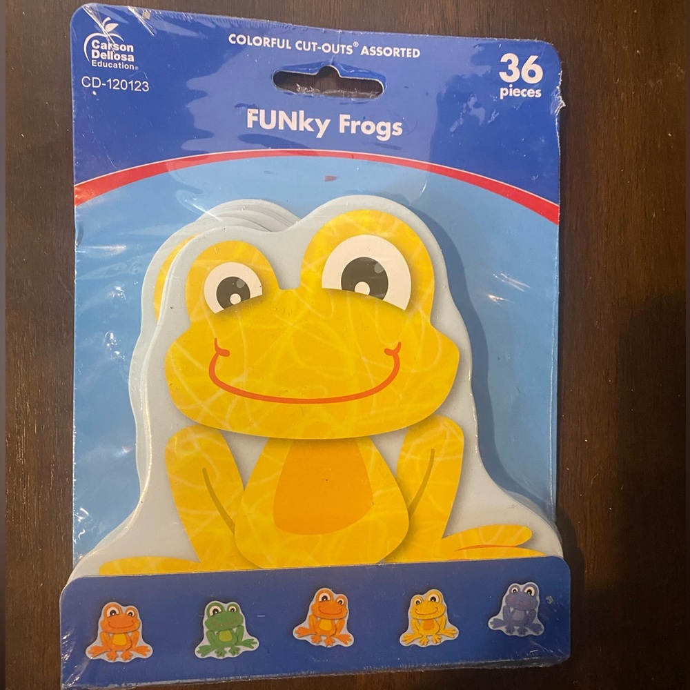 Educational cards Funky Frogs 36 pc